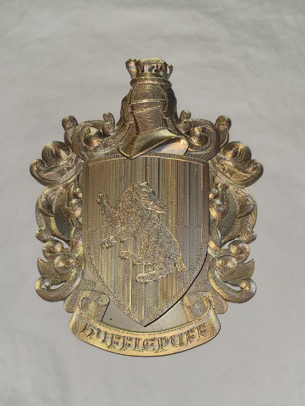 Harry Potter Decorative Heraldic Shield Plaques ~ 3-D Printer ~ Kids Wall Accent